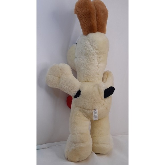 ODIE Plush Toy Vintage 1970s Jim Davis Dog Garfield 13” Silky Tongue Standing Up - Picture 6 of 8